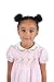 Girls Traditional Hand Smocked Hand Embroidered 2-3Years Plane Pink Dress
