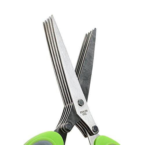 Kitchen Herb Schere, mehrklingen 18/8 Edelstahl Scheren für Küche - 4