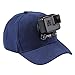 Produktbild HCFKJ Baseball Cap für GoPro Action Kameras Halter Hut mit J-Haken Buckle Mount Schraube Beinhaltet Nicht Die Kamera (B)