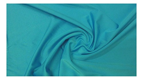 Fabrics-City Hochelastisch Lycra Stoff Badeanzugstoff Stoffe Meterware, 2851 (Türkis)