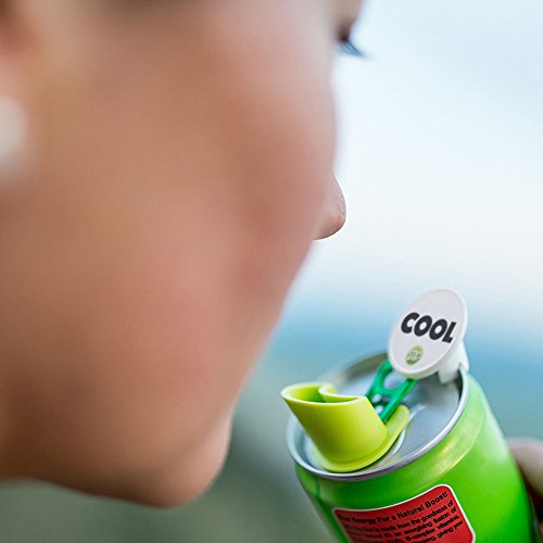 Trinkhalm und Deckel für hygienisches Trinken aus der Getränkedose – Verschließbare Kappe mit personalisierbarem Deckel, der Ihr Getränk länger haltbar macht – Wiederverwendbares Gadget für mehr Spaß beim Trinken aus Soda- und Bierdosen – Schützt Kinder vor Schnitten durch scharfe Dosenränder und verhindert das Eindringen von Schmutz oder Insekten. Lassen Sie Ihr Getränk cool aussehen. (Emoji 4 Pack) - 4