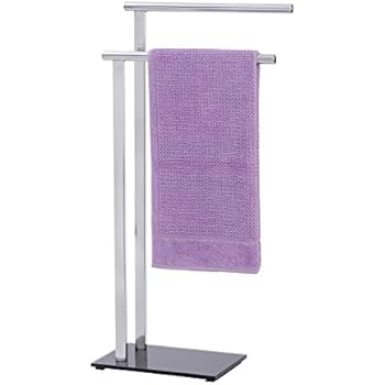 WENKO 22090100 Handtuchständer Lava - Kleiderständer, Edelstahl