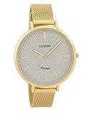Oozoo Vintage Damenuhr Metallband 40 MM Rose/Schwarz/Rose C9374