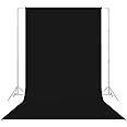 86 x12 Yards, Standard Packaging : Savage Seamless Background Paper, 86" Wide x 12 Yards, Black, 20