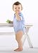 Bebone Baby Boys Girls Cotton Romper (Blue, 9-12M)