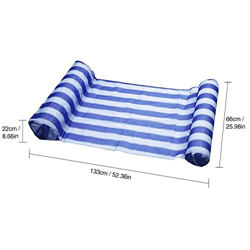 Lmeison Premium Planschbecken Schwimmbecken Hängematte Lounge, Komfortable Pool Liege (blau) - 4