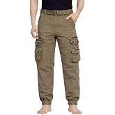 Krystle Men’s Cargo Jogger Pants | Cotton Casual Trouse...