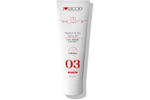 ILOVERICCIO I Love Riccio Twist'N Go Styling Gel Per Capelli Ricci Con Olio di Ricino e Estratto di Moringa, Gel Elasticizzante e Nutriente Per Ricci Definiti, Ideale Per Capelli Secchi e Disidratati, 250 ml