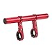 Produktbild lixada Verlängerung Lenker-Halterung Carbonfaser Bicycle Aluminiumlegierung für Fahrrad Licht Taschenlampe-Zähler Geschwindigkeit, rot