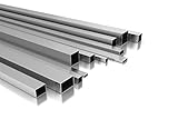 aluminio cuadrado precio  Langlitz Metalle - Tubo cuadrado / rectangular de aluminio, hueco, hasta 2 m