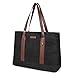 Produktbild UtoteBag Damen 15,6 Zoll Laptoptasche Schultertasche Handtasche Tote Bag Frauen Business Aktentasche Leicht Segeltuch Businesstasche Notebooktasche für Laptop/Notebook/MacBook
