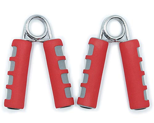 Titanus pinze allenamento mani - Attrezzo per potenziare i muscoli di mano, polso e avambraccio - In morbida schiuma antiscivolo - Set da 2 pezzi