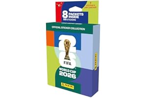 Panini Coupe du Monde DE LA FIFA 2026 Stickers - Blister 8 Pochettes