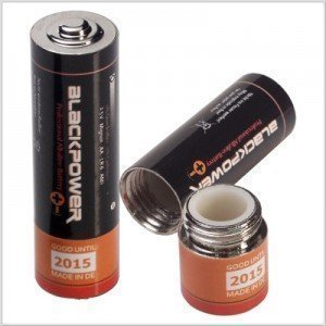 Mignon AA Attrappe Blackpower - Geld Versteck Batterie