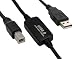 Produktbild InLine USB 2.0 Kabel, aktiv mit Signalverstärkung "Repeater", A an B, 10m
