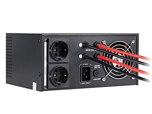 INTEX KOM0312 USV UPS Unterbrechungsfreie Stromversorgung 12V 230V 600W – reine Sinus - 2