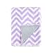 Tadpoles Chevron Print Double Layer Blanket, Lilac