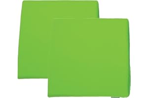 Gardenista Garden Rattan Chair Cushions | Water Resistant Chair Seat Pads for Keter Allibert California Rattan Furniture | Indoor & Outdoor Patio Furniture Cushions | Durable & Comfy (2Pcs, Lime)