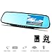 Price comparison product image XISEDO Rear View Mirror Camera, Dash Cam, 4.3 Inch Display HD 1080P Dual Lens Car Front Camera, 140° Wide Angle DVR Supports Night Vision, G-Sensor, Loop Recording, Parking Mode-8GB SD Card Included