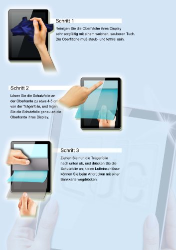 3 x Displayschutzfolie matt/entspiegelnd für Asus Transformer Pad TF701 - 3