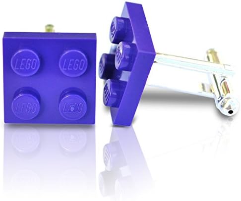 LEGO ® Plate Cufflinks (PURPLE) Wedding, Groom, Mens Gift