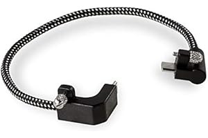 Tilta Black 90-Degree 20cm USB-C Cable CB-USBC-20 for BMPCC 4K 6K Camera Cage Blackmagic Pocket Cinema Camera 4K 6K Rig (90-Degree USB-C Cable)