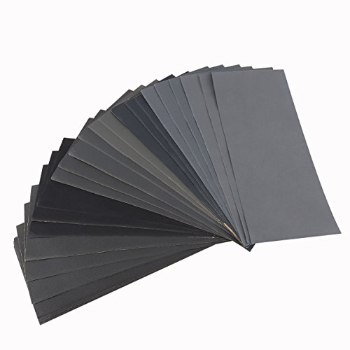 UEETEK 36pcs 400 bis 3000 Körnung Schleifpapier Sortiment trocken / nass für die Automobilindustrie Schleifen Holz Möbel Ausrüstung - 7