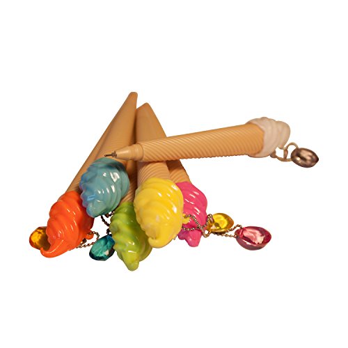 Kugelschreiber-Set Eiswaffeln Gelkugelschreiber