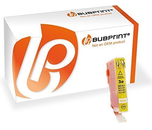 Preisvergleich Produktbild Bubprint Druckerpatrone yellow kompatibel für Canon BCI-6 BCI6