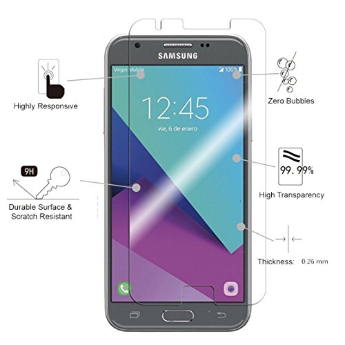 bdeals 1 Pack Glas Schutzfolie Displayschutzfolie Anti-Kratz Panzerglasfolie für Samsung Galaxy J5 2017 - 2