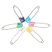 SODIAL(TM) 20 Pack Baby Child Infant Kids Cloth Diaper Nappy Pins Safety Safe Hold Clip Locking Cloth Size L