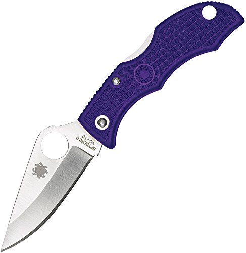 Spyderco SCLPRP3 Cuchillo tascabile,Unisex - Adulto, Púrpura, un tamaño