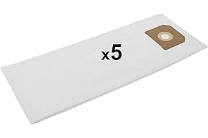 NIKOSBAGS 5x Sac-filtre tissus pour aspirateur Mirka 1230/1242