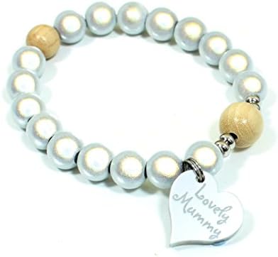 Silver Lovely Mummy breastfeeding reminder bracelet