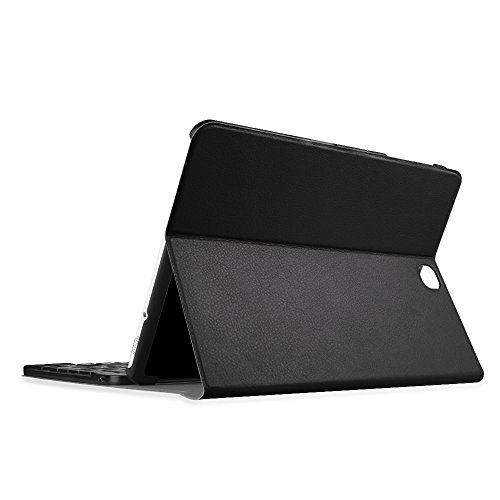 Fintie Blade X1 Samsung Galaxy Tab S2 9.7 Bluetooth Tastatur Hülle Keyboard Case – Ultradünn leicht SmartShell Ständer Schutzhülle mit magnetisch abnehmbar drahtloser Bluetooth Tastatur für Samsung Galaxy Tab S2 T810N / T815N / T813N / T819N 24,6 cm (9,7 Zoll) Tablet, Schwarz - 9
