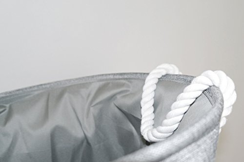 LS Design Wäschesammler Wäschetruhe Wäschesack Wäschekorb Star Sterne Grau - 5