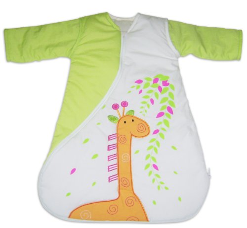 PurFlo 2.5 Tog Travel SleepSac (Embroidered Giraffe, 18 Months+)