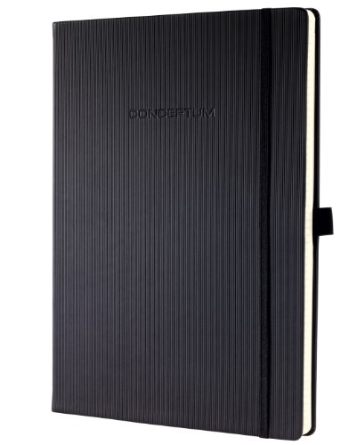 Sigel CO115 Notizbuch A4+, kariert, Hardcover, schwarz, CONCEPTUM – weitere Modelle - 12