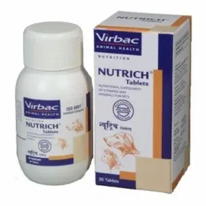 Virbac Nutrich Tab 30's Tablets - Pack of 30, 30 Count