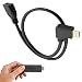 Produktbild Rechten Winkel 90 Grad Fire Stick TV HDMI 0,5 m männlich zu weiblich Extender Extension Draht Blei Kabel