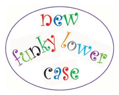 FMM Sugarcraft CUTFUNKLC Funky Alphabet Lower Case Set