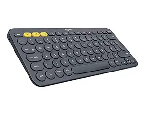 Logitech K380 Multi-Device Bluetooth Wireless Keyboard with Easy-Switch for Upto 3 Devices, Slim, 2 Year Battery for PC, Laptop, Windows, Mac, Chrome OS, Android, iPad OS, Apple TV (Dark Grey)