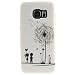 Produktbild Galaxy S7 Edge Hülle,Galaxy S7 Edge Case [Scratch-Resistant] , Cozy Hut Galaxy S7 Edge Ultra Slim Perfect Fit Schwarz Dandelion Paar Design Muster Malerei TPU Clear Transparent Protective back Hülle Hüllen Beschützer Haut Case Tasche Schutz Etui Schutzhüllen Hülle Case for Samsung Galaxy S7 Edge - Löwenzahn Paar