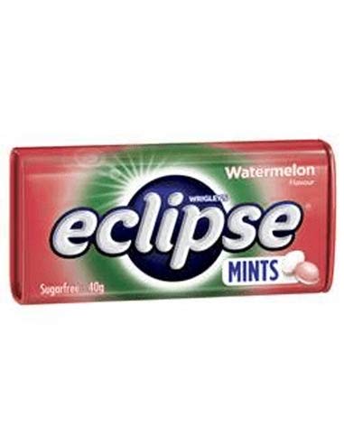 Wrigleys Eclipse Menta de sandía sin azúcar 40gm x 12