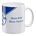 Produktbild FC Schalke 04 Kaffeebecher 'Mein Pott Mein Verein' schräg-neu