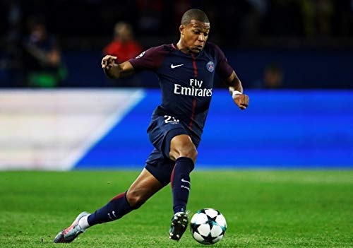 KYLIAN MBAPPE PARIS SAINT GERMAIN FOOTBALL POSTER 11015 (A5)