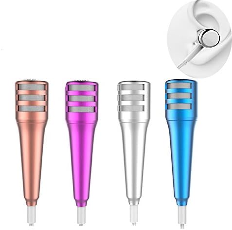 Fuson Mini Condenser Microphone,Mini Portable Vocal/Instrument Microphone ,Mini handheld condenser microphone - Color random