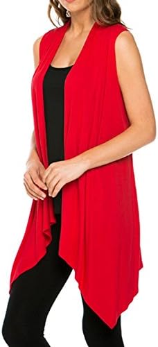 Summer Women Slim Lightweight Vest Waistcoat Sleeveless Outwear Open Cardigan