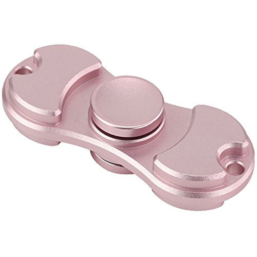 L-FENG-UK Aluminum Fidget Spinner EDC Focus Anxiety Stress Relief Toys (Rose Glod)