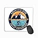 Produktbild Gaming Mouse Pad Oblong Shaped Mouse Mat 11.81 X 9.84 Inch modern Downhill Bike Logo Badge Extreme Mountain Adventure Fervent